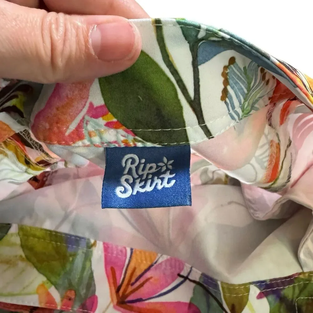 Rip‎ Skirt Hawaii Women’s Size 2xl Xxl Wildflower Watercolor Floral Skirt